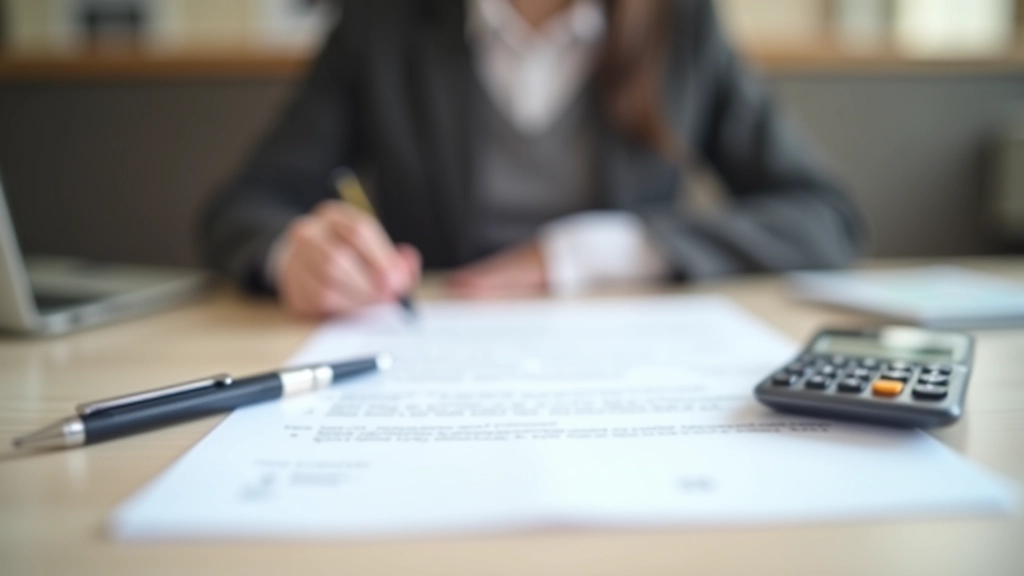 Vertrag mit Stift und Rechner, zeigt VL-Vertrag-Details und Laufzeit