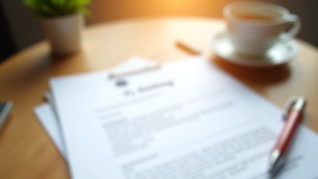 Übersicht von Dokumenten zum Thema Vermögenswirksame Leistungen mit Stift und Kaffee auf dem Schreibtisch