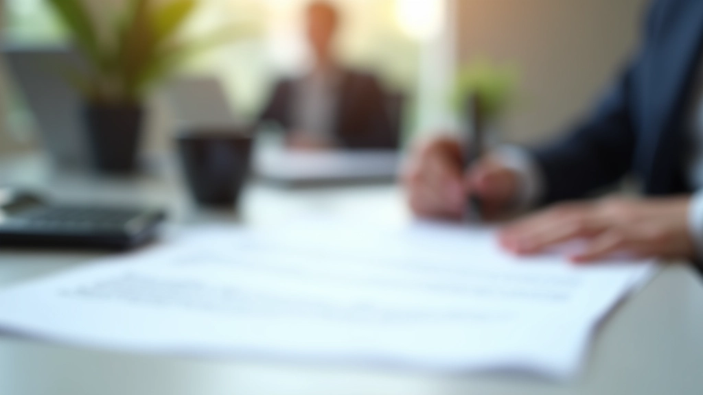 Übersicht eines VL-Vertrags mit Stift und Rechner auf Schreibtisch